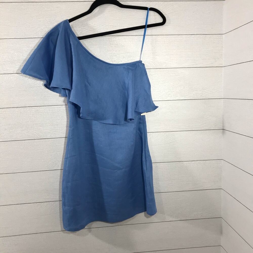 Capulet Clara Blue One Shoulder Mini Dress XS